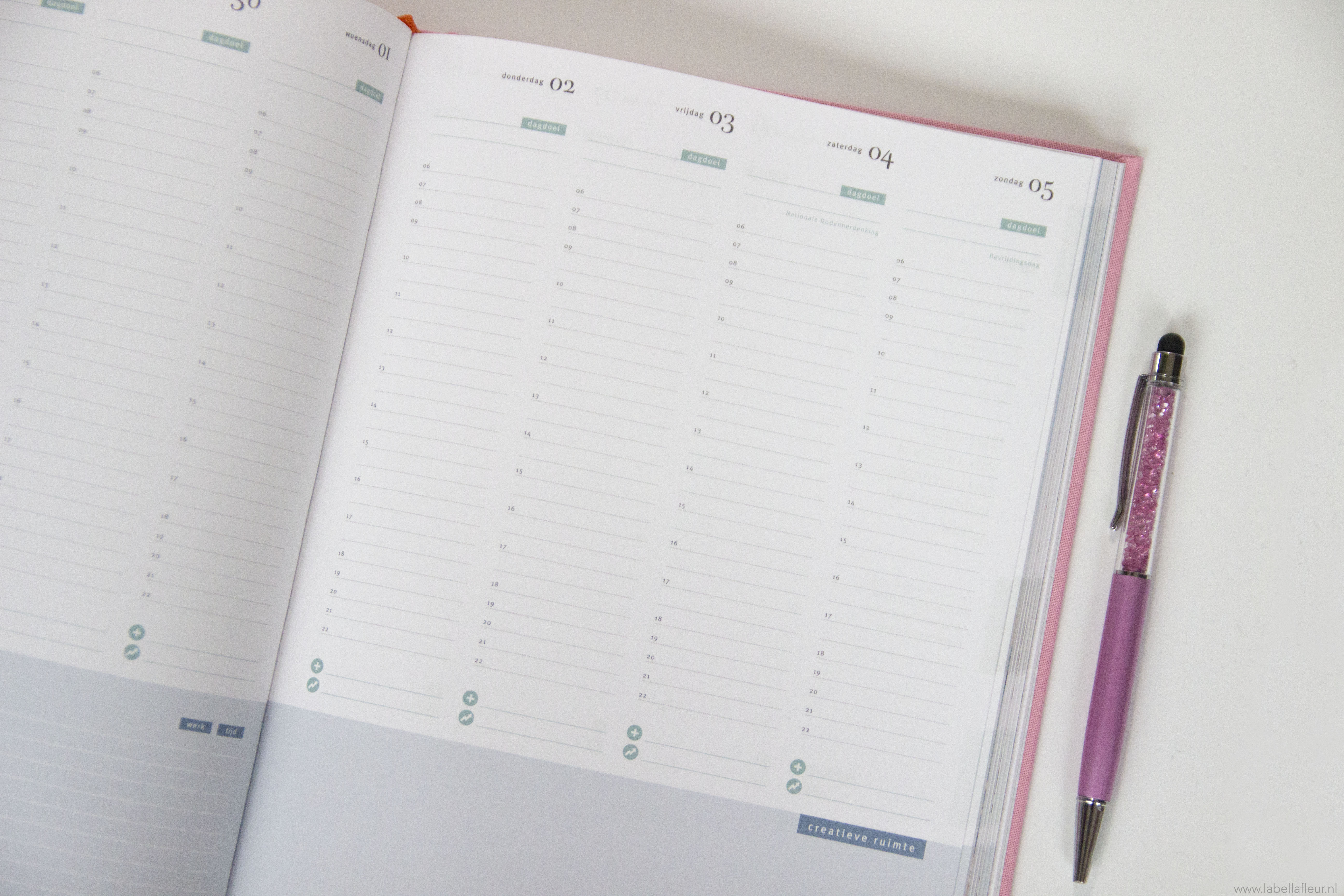 Purpuz planner 2019, clén verkleij, planner, agenda