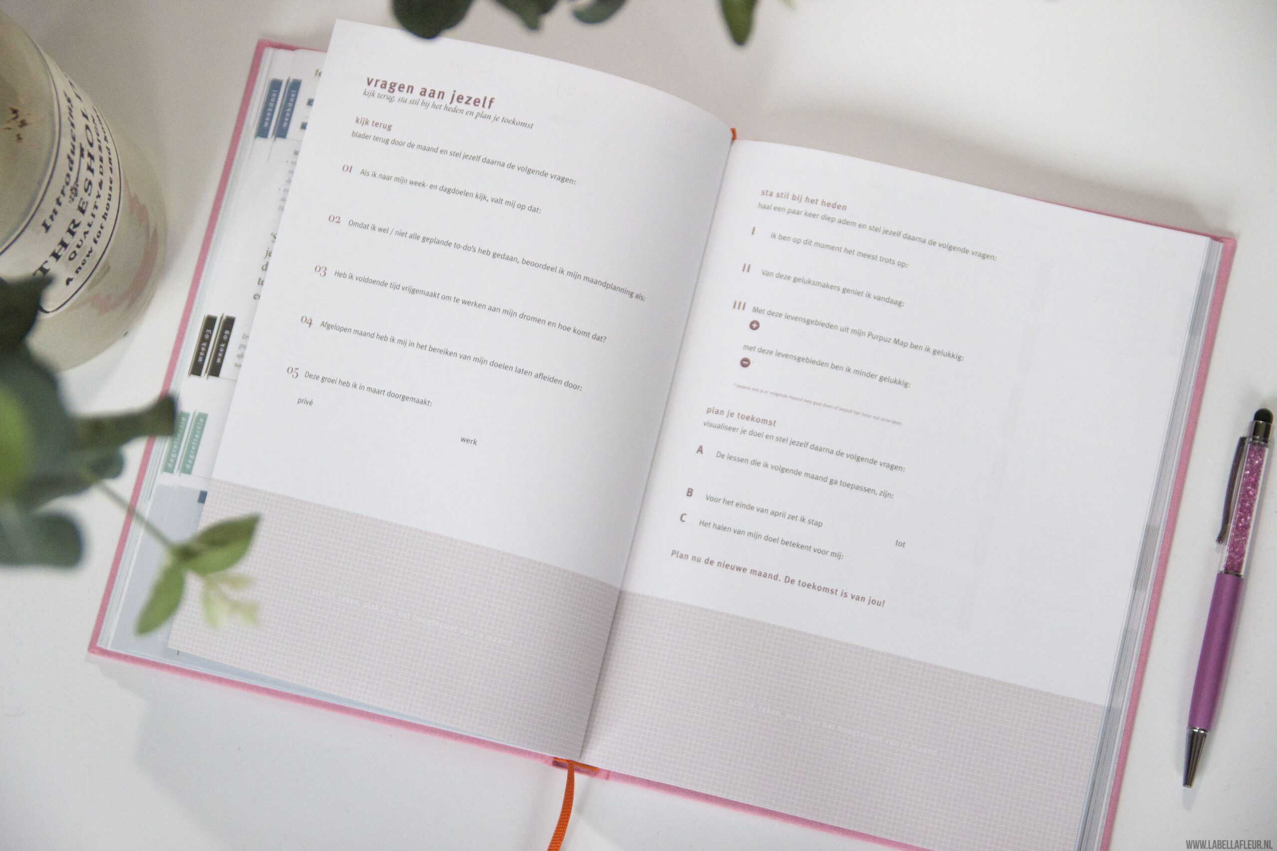 Purpuz planner 2019, clén verkleij, planner, agenda